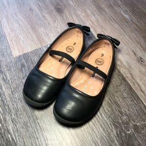 Black Ballet Flats Toddler Size 9 Shoes